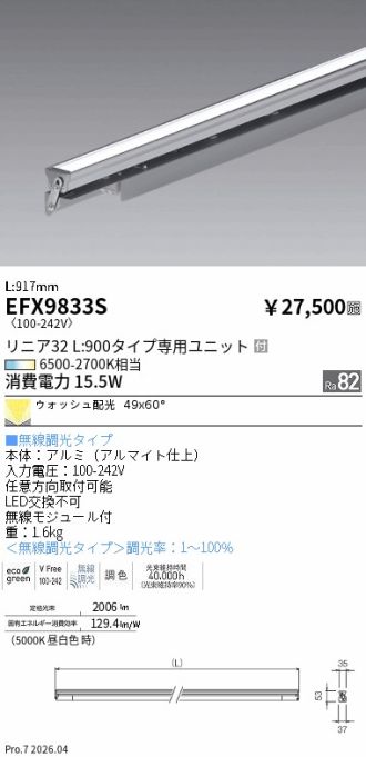 EFX9833S