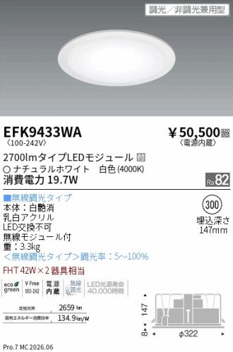 EFK9433WA