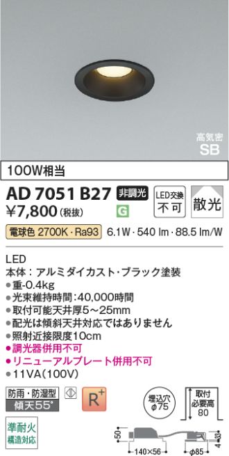 AD7051B27