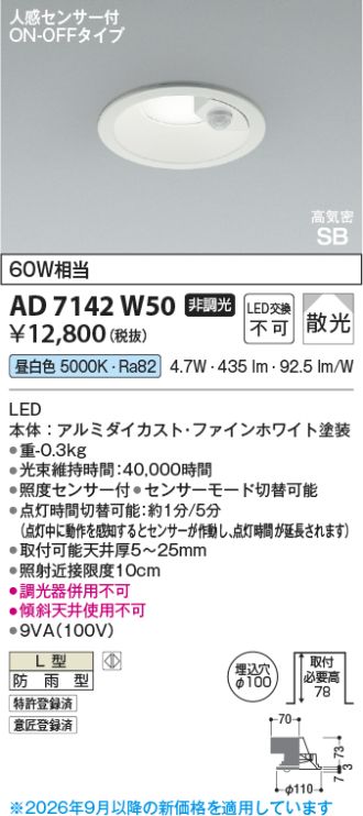 KAD7142W50