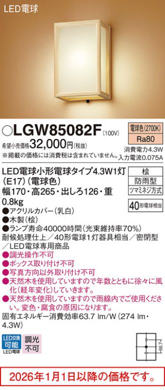 LGW85082F