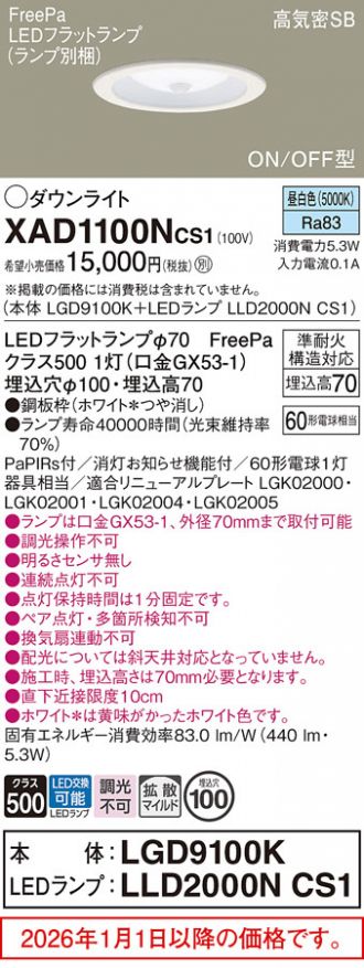 XAD1100NCS1