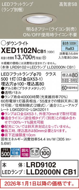 XED1102NCB1