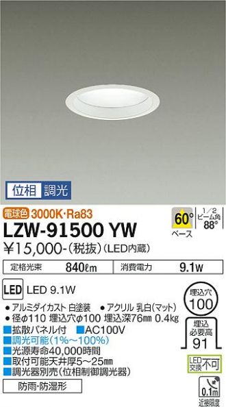 LZW-91500YW