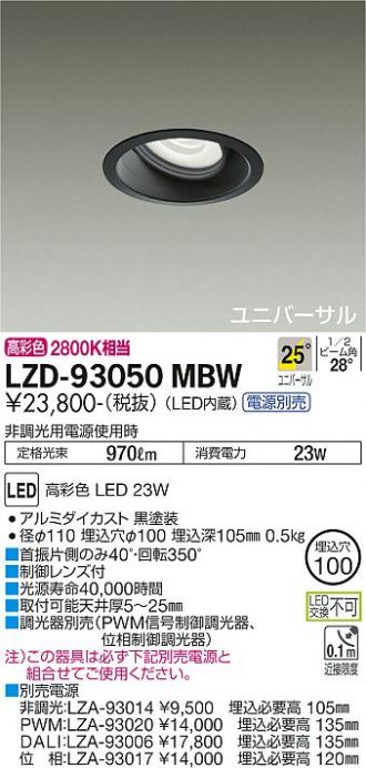 LZD-93050MBW