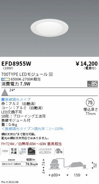 EFD8955W