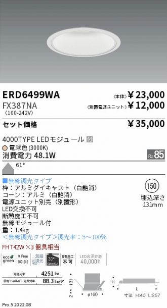 ERD6499WA-FX387NA