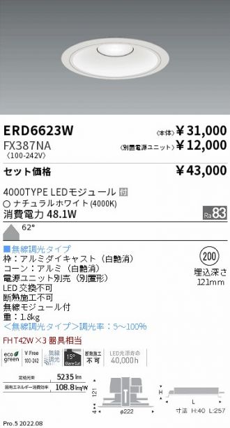 ERD6623W-FX387NA