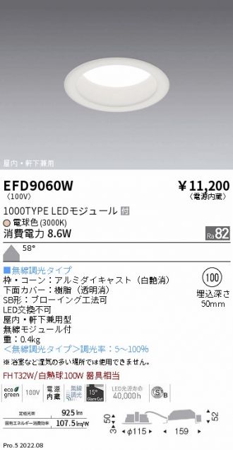 EFD9060W