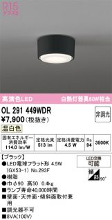 オーデリック 小型LEDシーリングライト OL014022BR オーデリック 和風照明 小型シーリングライト 品番：OL 014 022BR