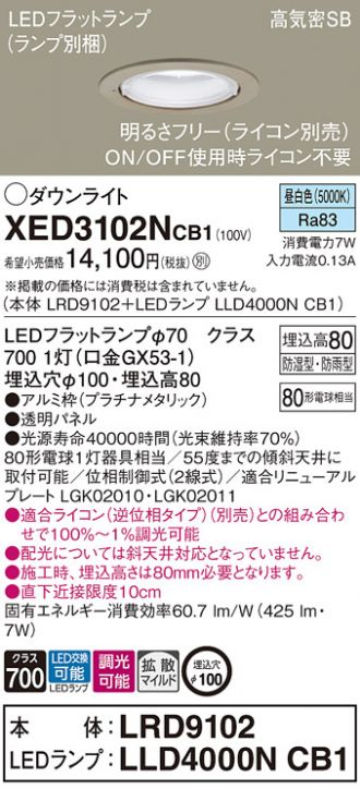 XED3102NCB1