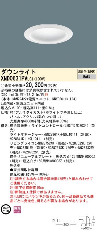 XND0631PVLG1