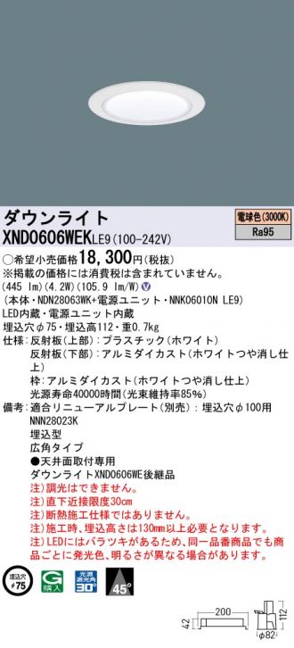 XND0606WEKLE9