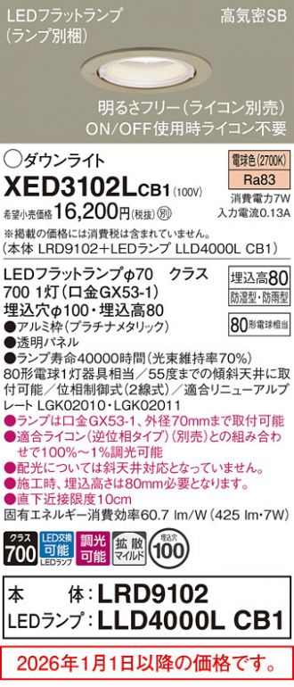XED3102LCB1